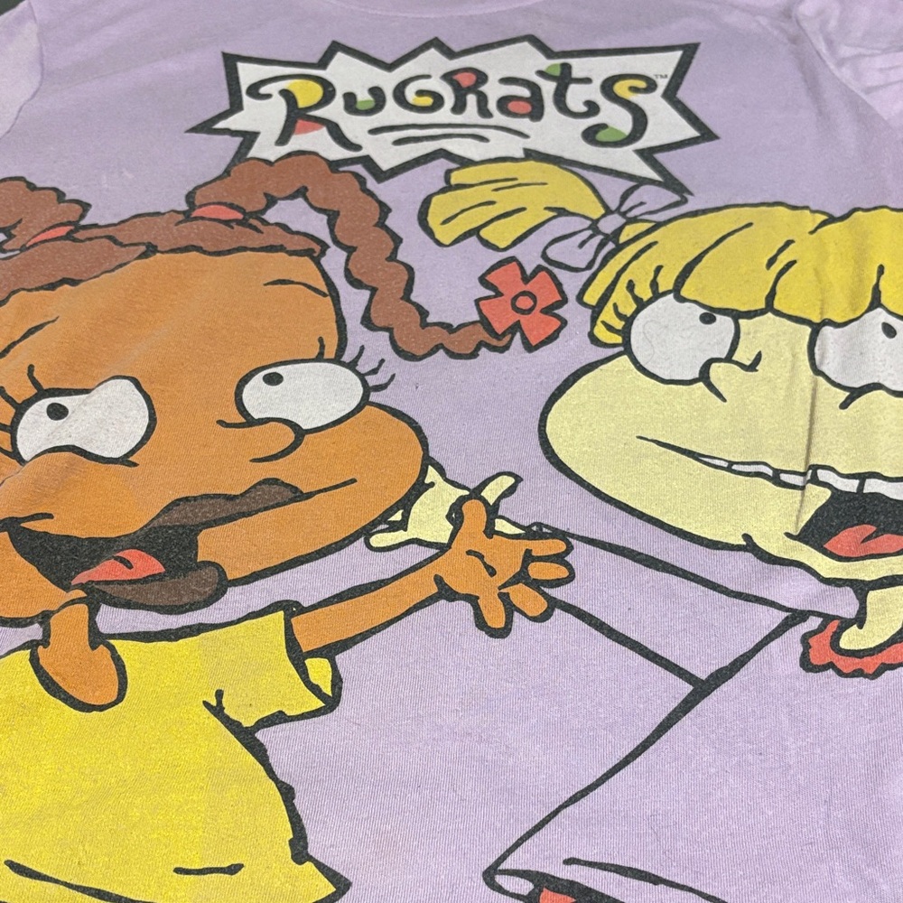 Nickelodeon Rugrats Tee in Lavender with Colorful Characters
